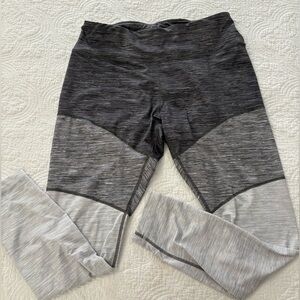 ZELOS Charcoal and Black Patterned Leggings